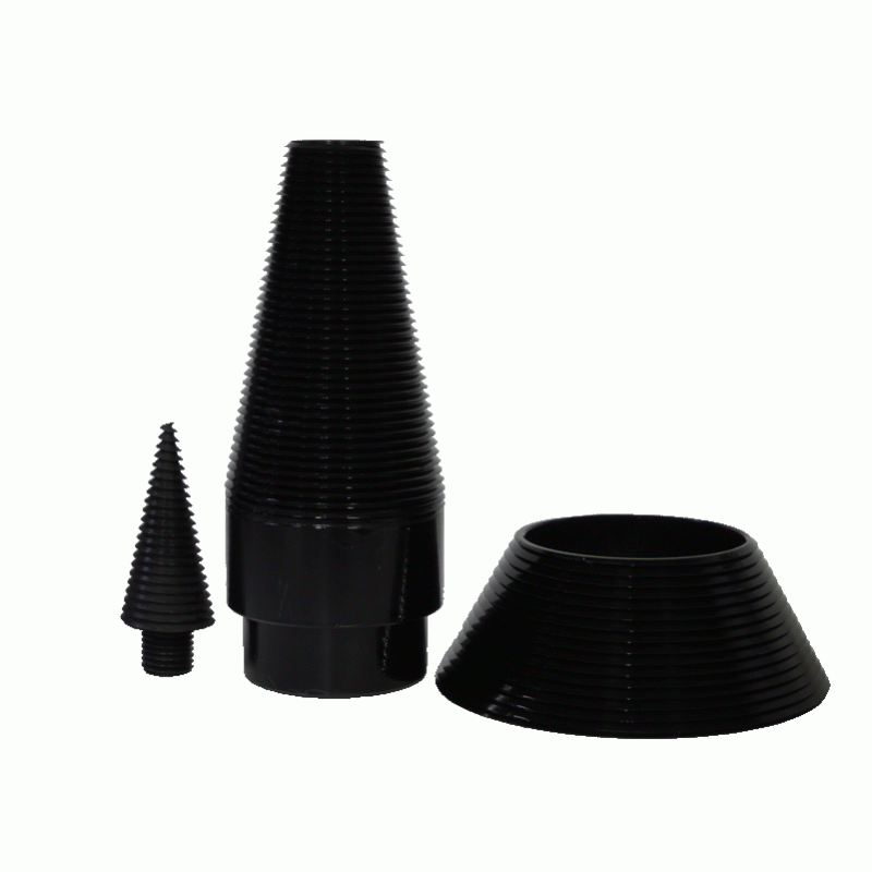 Tree Root Screw Cone Φ220 with interchangeable cone head