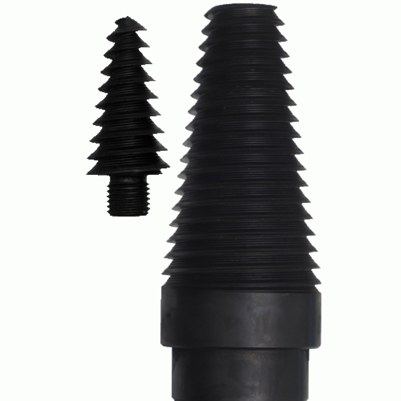 Tree Root Screw Cone with wide thread (15mm) Φ120 with interchangeable cone head
