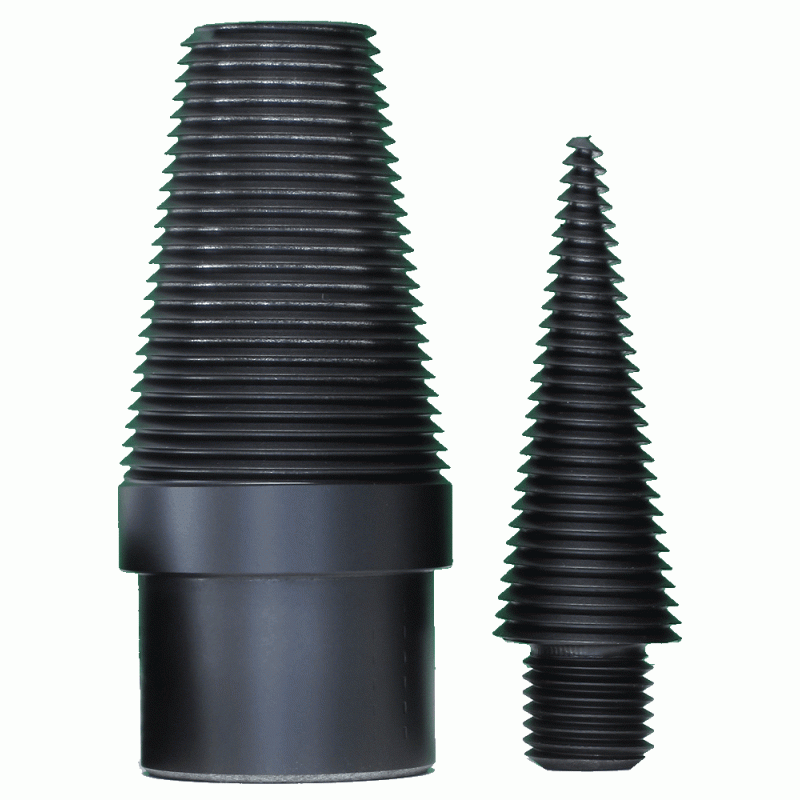 Extreme Hard Wood Screw Splitter Cone Φ75mm with Interchangeable Cone Head 