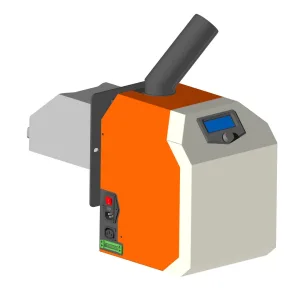 Axinar TSOVEA TS95 Analog Pellet Burner 95kW with Dual Automatic Cleaning & Auger