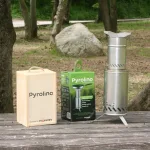 Axinar Pyrolino Camping – Φορητή Σόμπα Ξύλου & Pellet με Τριτογενή Καύση