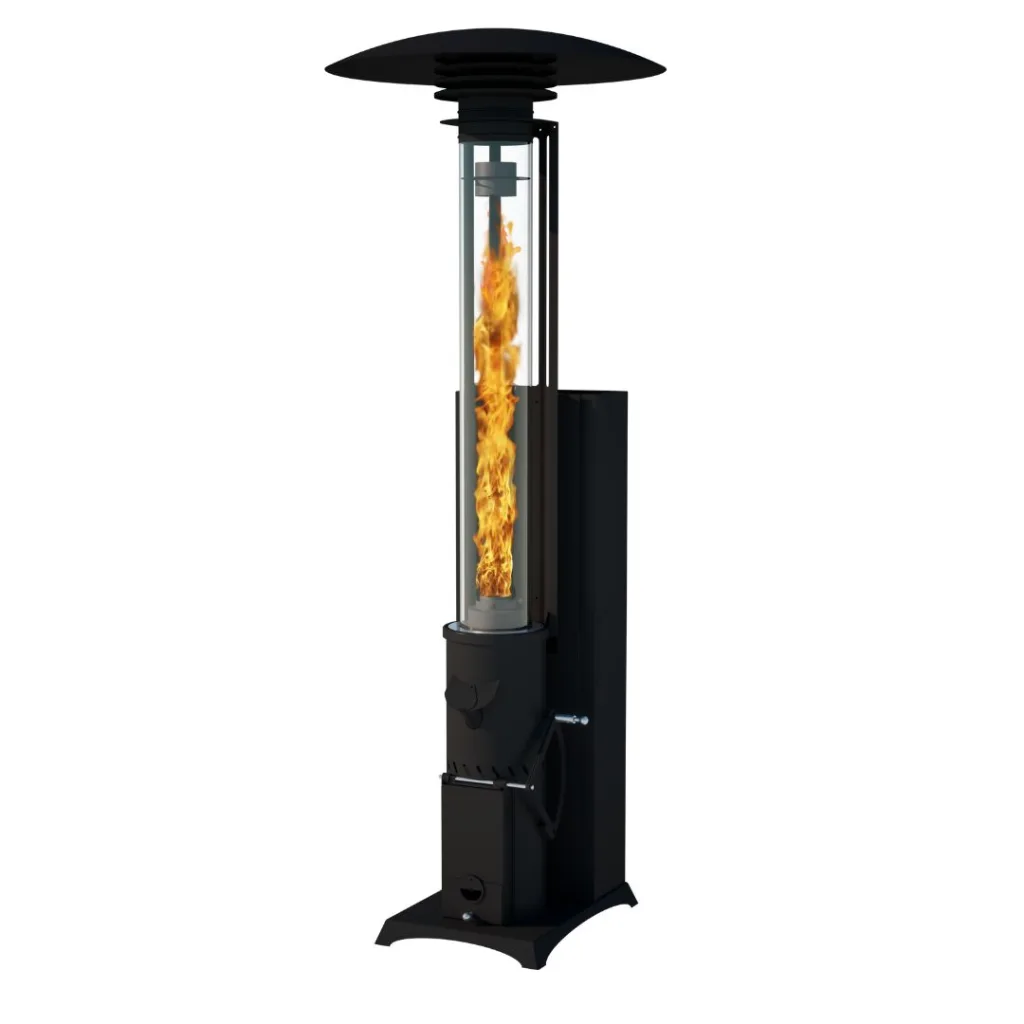 Axinar Pyrolino Plus – Στήλη Pellet 14kW για Υπαίθρια και Ημι-υπαίθρια Θέρμανση