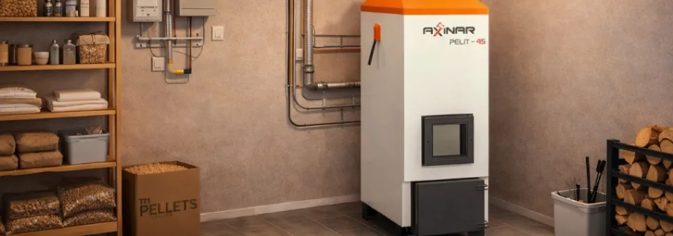 Wood and pellet biomass boilers — Axinar Pyrolino