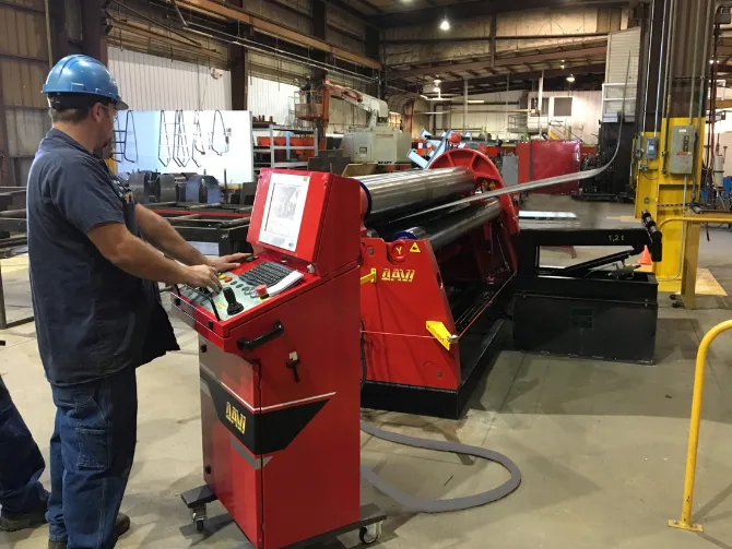 DAVI MCA 4-Roller Plate Roll — Axinar A.E.