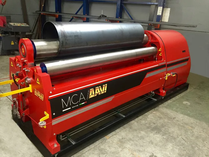 Sheet metal roll bending — cylindrical metal fabrication Axinar