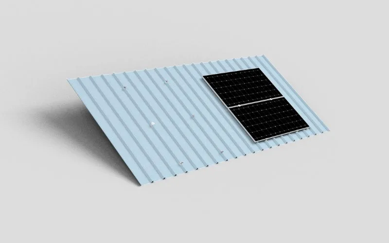 Axinar Terrasol 1V: βάση φωτοβολταϊκών επίπεδης ταράτσας μία σειρά (1V)